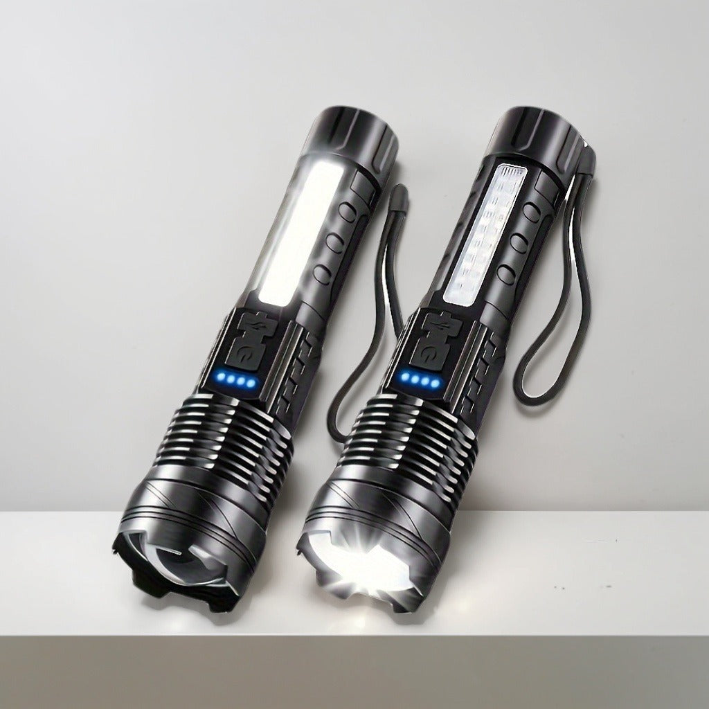 Two Pieces Of A76 Flashlights Handles All Situations Of Outdoor Exploration And Emergency Lighting