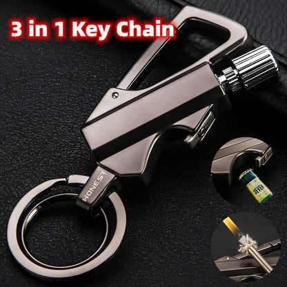 Metal Keychain Lighter - Ten Thousand Times Use Kerosene